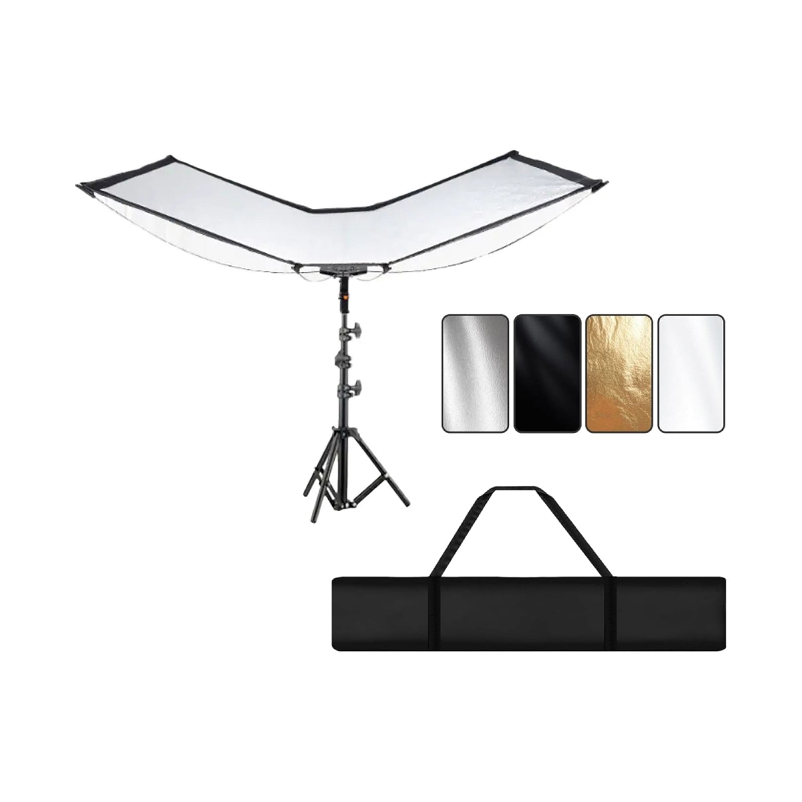 Quick-Release U-shaped Curved Reflector 65x120cm